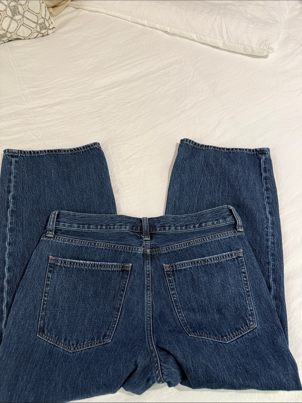 J. Crew Mid-Blue 90’s Baggy Jeans Petite 29P - Picture 4 of 7